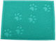 M-Pets Blue Cat Toilet Floor Mat 1 Piece 30x40cm Square Blue