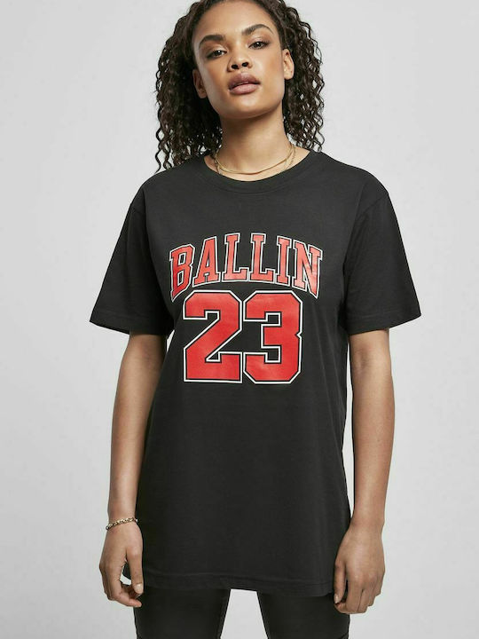 Mister Tee Ballin 23 Damen T-Shirt Schwarz