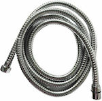 Metallic Shower Hose Silver 410200 200cm (1/2")