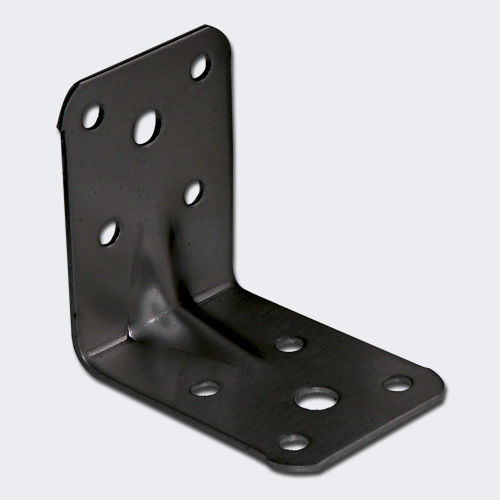 Metallic Corner Shelf Black 70x70mm 06.05.36.08