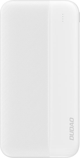 Dudao K4S Power Bank 10000mAh με 2 Θύρες USB-A Λευκό