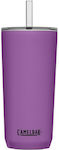 Camelbak Tumbler SST Glass Thermos Stainless Steel BPA Free Magenta 600ml with Straw 2747601060