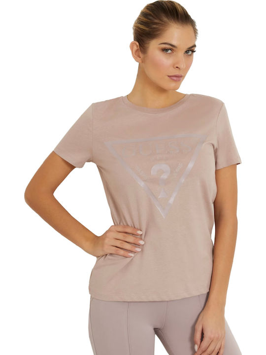 Guess Adele Γυναικείο T-shirt Posh Taupe