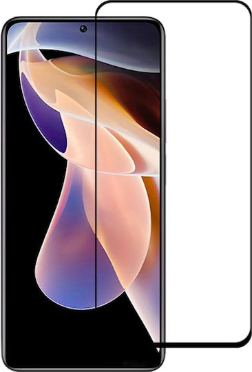 Full Face Tempered Glass Μαύρο (Poco M4 Pro 5G)