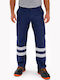Axon Classic Reflective Work Trousers Navy Blue