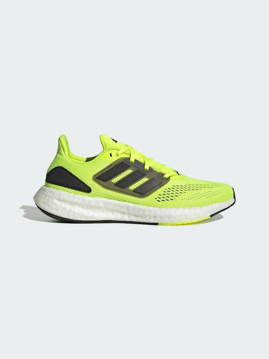Adidas Pureboost 22 Ανδρικά Αθλητικά Παπούτσια Running Solar Yellow / Core Black / Cloud White