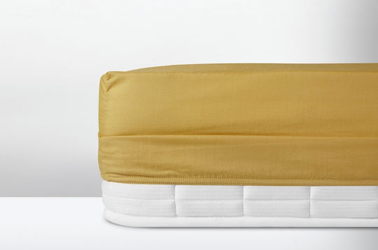 Cannon Bettlaken Super-Doppel mit Gummiband 160x200+30cm. Classic Golden Haze