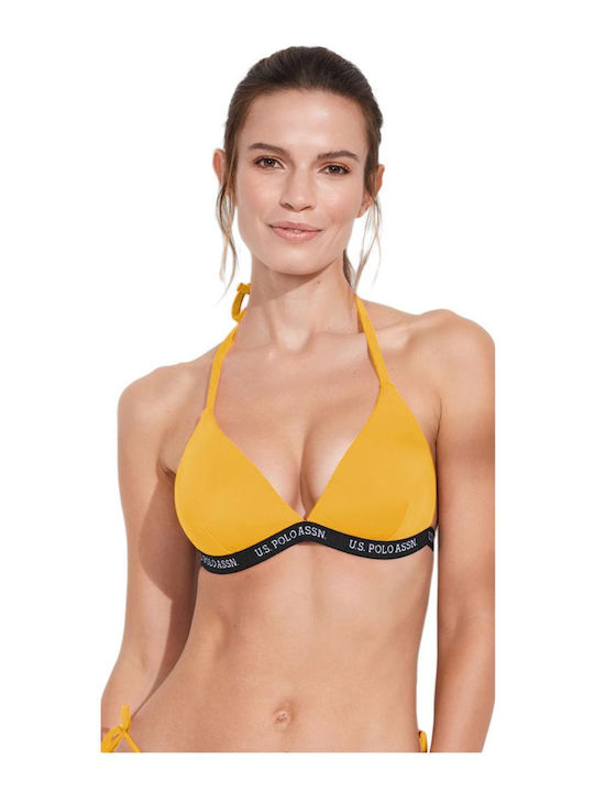 U.S. Polo Assn. Bikini Bra with Padding Yellow