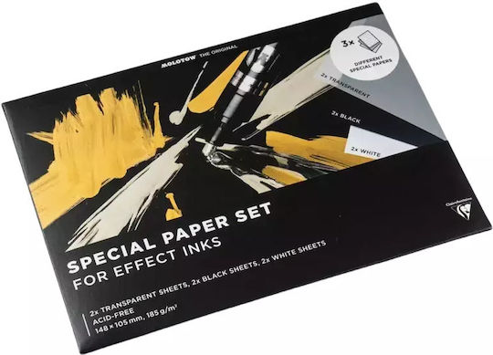 Molotow Skizzenblock Special Paper Set For Effect Inks A6 10x15cm