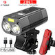 210430-101 Wiederaufladbar Fahrradlicht-Set 1800 Lumen 2-teiliges Scheinwerfer-Set mit Power Bank 4000 mAh X-Tiger QD-1001T