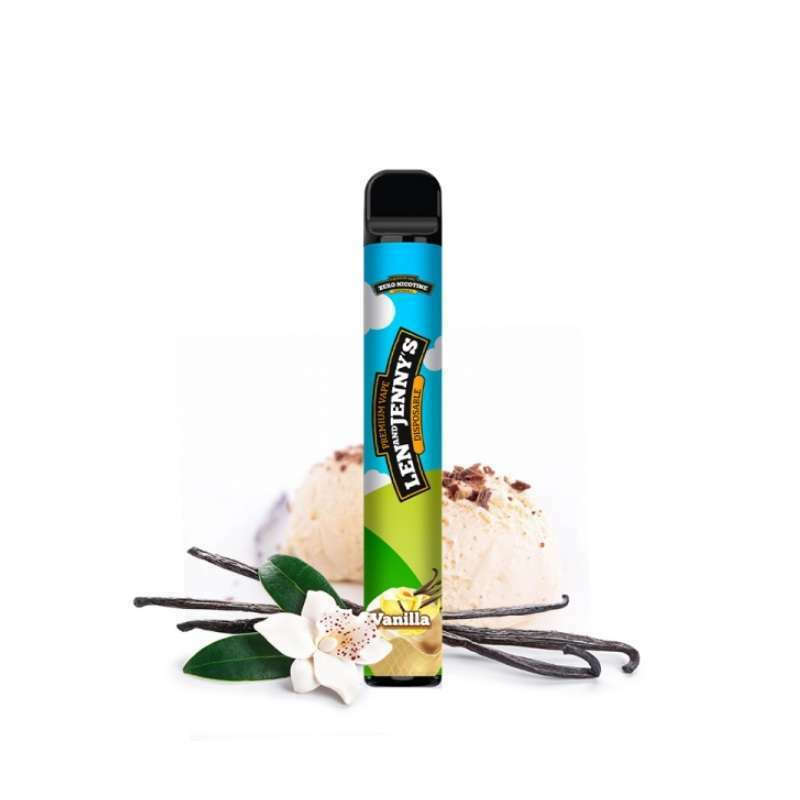 Len & Jenny's Vape Puff Vanilla Disposable Pen Kit 2ml με Ενσωματωμένη