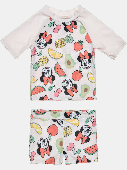 Alouette Disney Minnie Mouse Kinder Badeanzug Bademoden-Set Rosa