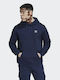 Adicolor Essentials Trefoil Sweatshirt With Hood Navy Blue
