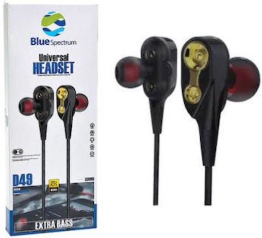 Auto Gs 99063 In-Ear Freihändig Kopfhörer mit Stecker 3.5mm Schwarz