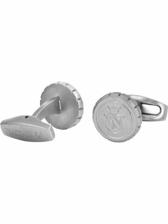 Festina Cufflinks of Steel Silver