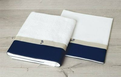 New Life Baptism Towel Set Λευκό