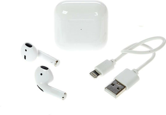 YOURZ Minibuds Bluetooth Handsfree Căști cu Rezistență la Transpirație și Carcasă de Încărcare Alb