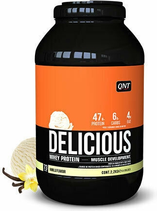 Delicious Whey Πρωτεΐνη Ορού Γάλακτος Χωρίς Γλουτένη με Γεύση Βανίλια 2.2kg