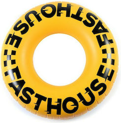 Fasthouse Twister Pool Float Inflatable Type Individual Yellow with Glitter Fasthouse Twister Pool Float Inflatable Type Individual Yellow with Glitter
