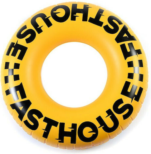 Fasthouse Twister Pool Floatie Inflatable Sunshade for the Sea Yellow