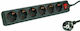 Roline Power Strip 6 Positions with Switch and Cable 6m