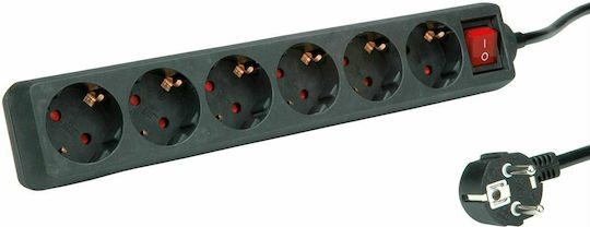 Roline Power Strip 6 Positions with Switch and Cable 6m