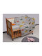 Liolios Home Decke Kinderbett Multi Vehicles Gestrickt Gray 100x150cm