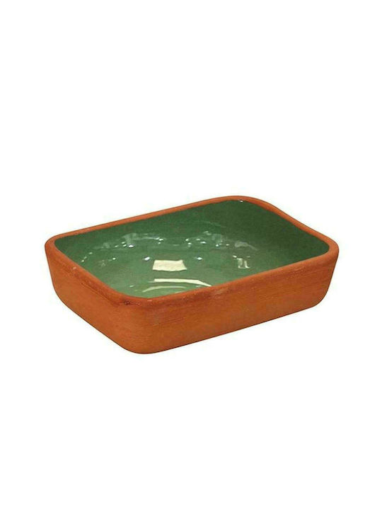 Espiel Terracotta Ceramic Rectangular Heat-Resistant Cookware 16.5x12x4.5cm