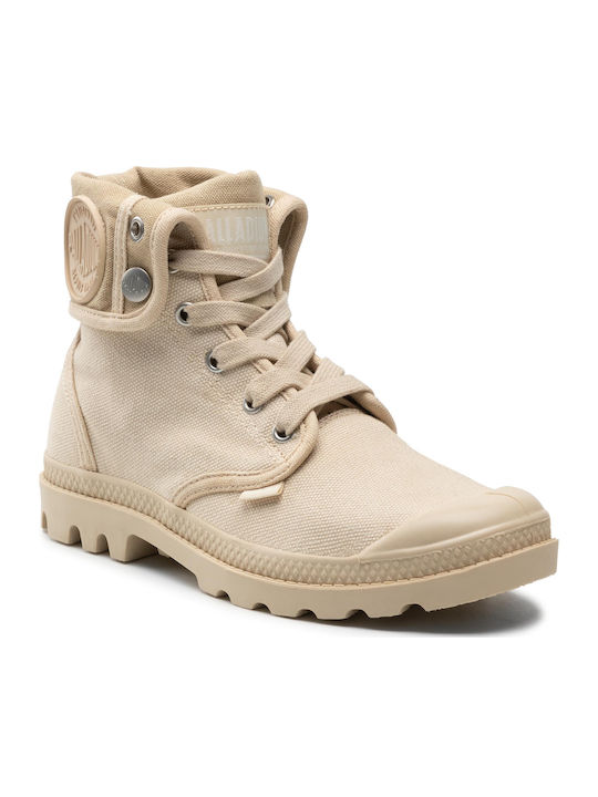 Palladium Baggy Γυναικεία Μποτάκια Μπεζ