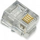 Jager Βύσμα RJ-11 male 100τμχ (TA1001)