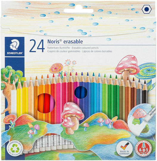 Staedtler Noris Erasable Colored Pencil Set Package of 1 packages