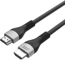 Prolink PF331A-0500 HDMI 2.1 Braided HDMI male - HDMI male 5m Μαύρο Prolink PF331A-0500 HDMI 2.1 Braided HDMI male - HDMI male 5m Μαύρο