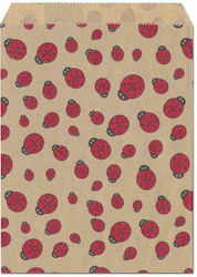Meyco Paper Gift Bag Easter Ladybugs Beige