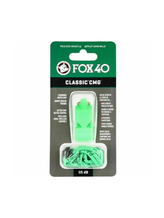 Fox 40 Classic CMG Coaches Whistle with Cord