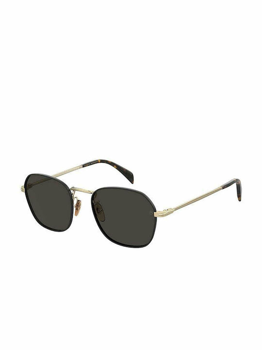 David Beckham Sonnenbrillen mit Schwarz Rahmen und Gray Linse DB 1031GS RHL/IR