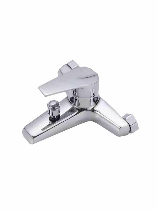 Poly-209 Mixing Bathtub Shower Faucet Silver