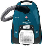 Hoover Telios Extra TXL10HM 011 Ηλεκτρική Σκούπα 700W με Σακούλα 3.5lt Μπλε