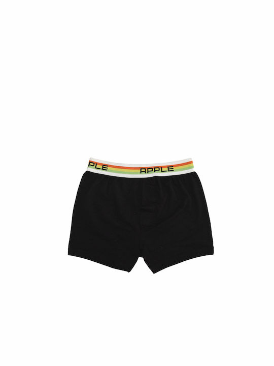 Apple Boxer Boxeri Copii Negru/Tri-color 1buc