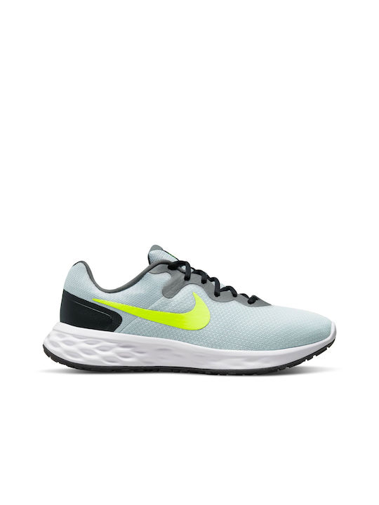 Nike Revolution 6 Next Nature Ανδρικά Αθλητικά Παπούτσια Running Pure Platinum / Volt / White