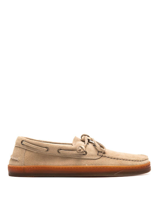 HENDERSON ΧΕΙΡΟΠΟΙΗΤΑ ΚΑΣΤΟΡΙΝΑ BOAT SHOES - Μπεζ RIVA/SUGHERO