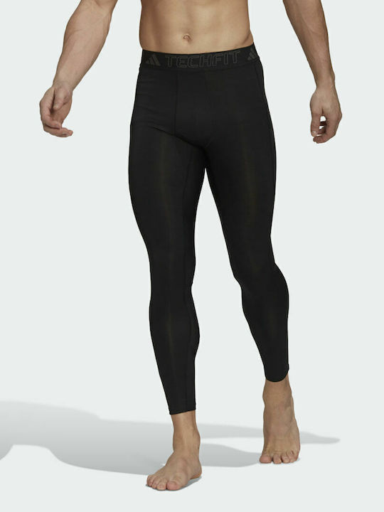 adidas Techfit Aeroready Men's Sports Long Leggings Black