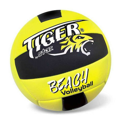 Star Tiger Μπάλα Θαλάσσης για Volley σε Κίτρινο Χρώμα Fluo