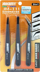 Jakemy Set JM-T11 (JM-T11-11/12/13) Пинсета за Сервиз Мобилни Телефони 3бр JM-T11
