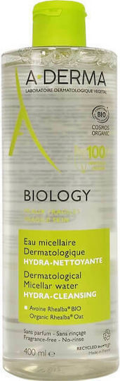 A-Derma Biology Eau Micellaire Dermatologique Micellar Water Αφαίρεσης Μακιγιάζ Προσώπου 400ml