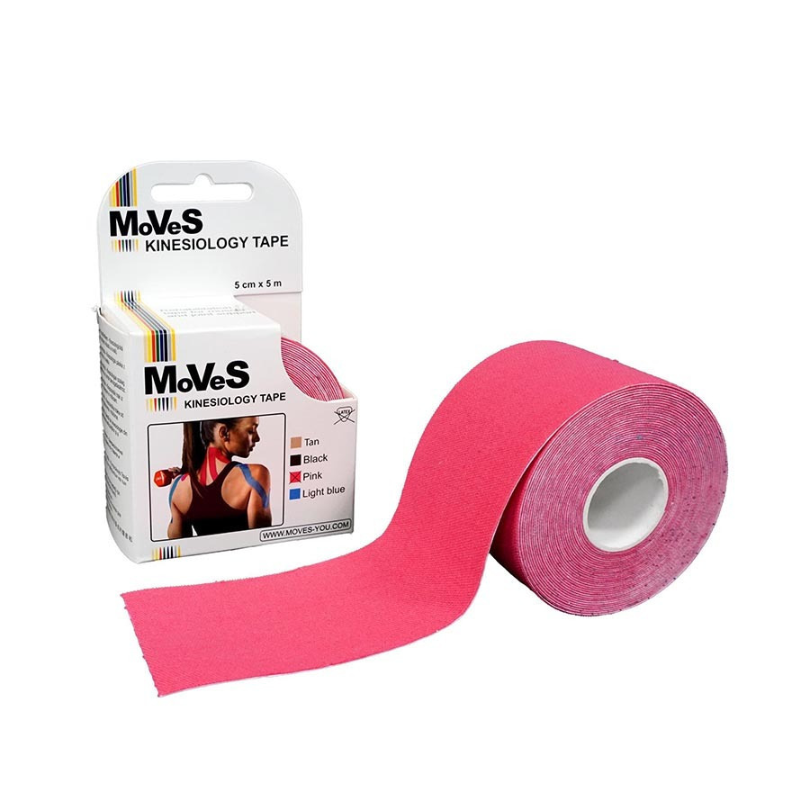 MVS In Motion Moves Kinesiology Tape Roll 5cm x 5m Ροζ 1τμχ Skroutz.gr