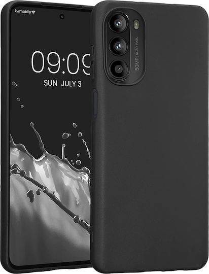 KWmobile Задна корица Силикон 1.3мм черен мат (Motorola Moto G52)