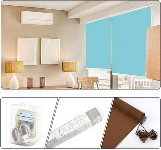 Roller Blinds Width 80x Height 180cm 10825 Brown