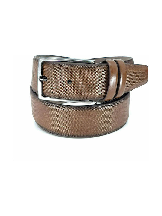 Legend Accessories Men's Artificial Leather Belt Tabac Brown