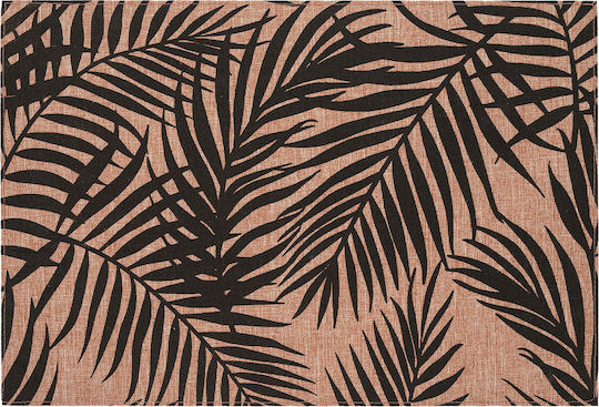 S-D Palm Black Σουπλά Υφασμάτινο Πολύχρωμο 45x30cm