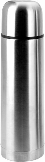 Excellent Houseware K-M Bottle Thermos Stainless Steel 500ml Silver with Cap-Cup